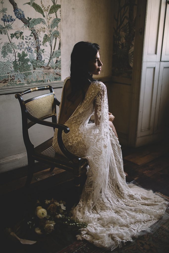 St Giles House Dorset, Julita London Bridal Gown