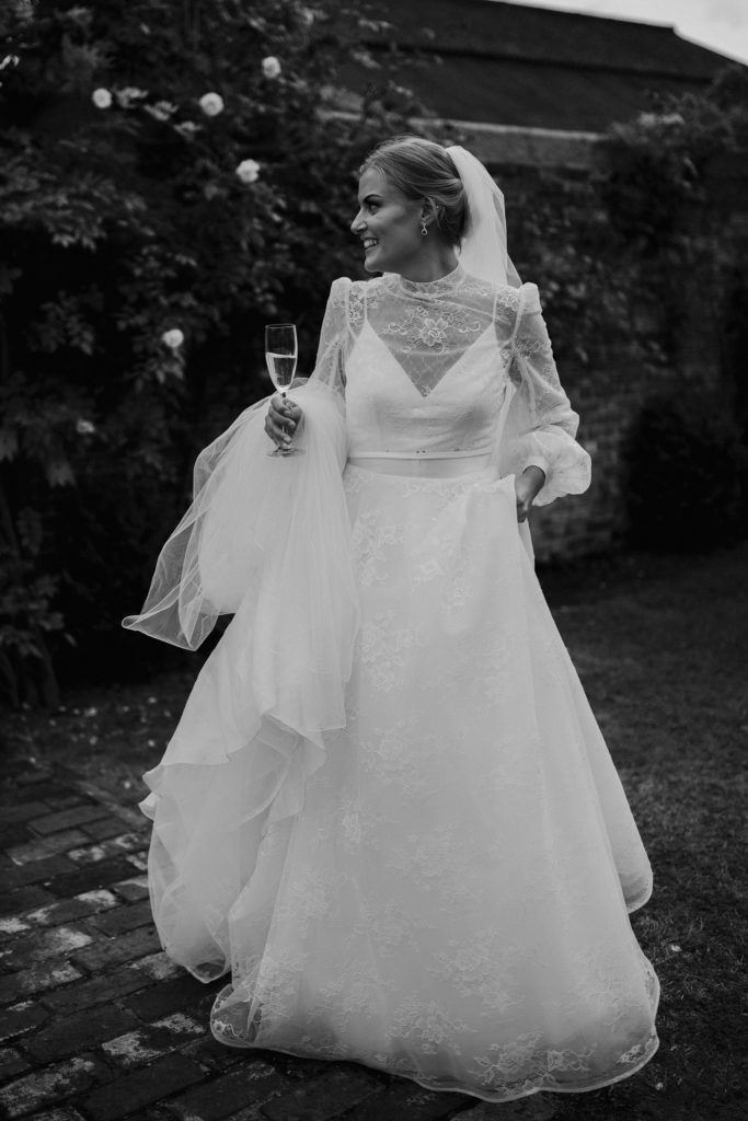 Sassi Halford Wedding Dress High Billinghurst Farm Wedding Venue